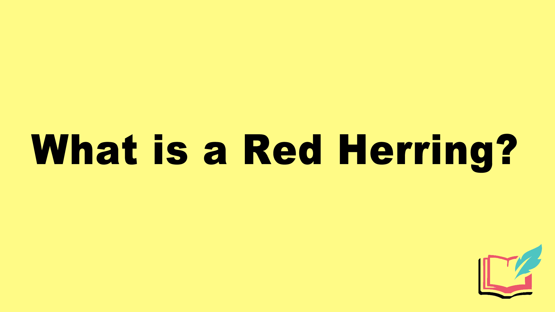 what is a red herring in literature