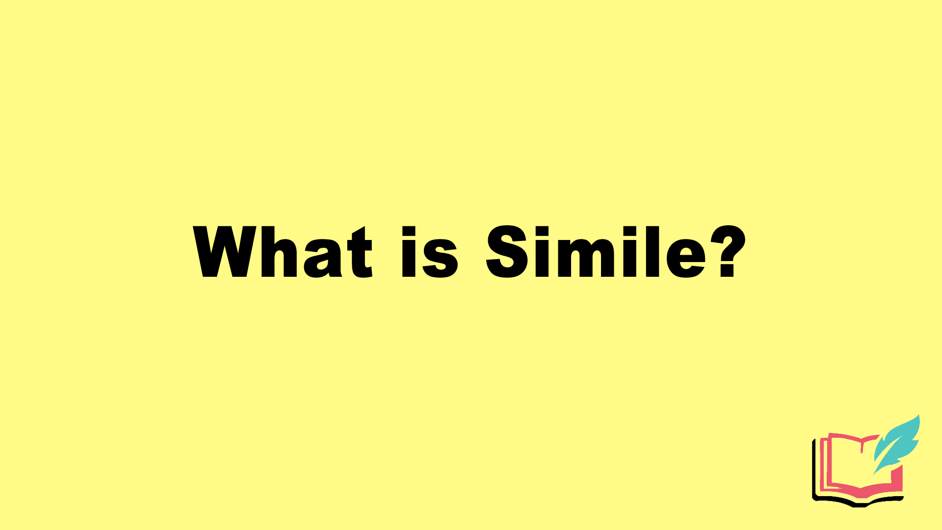 what is a simile