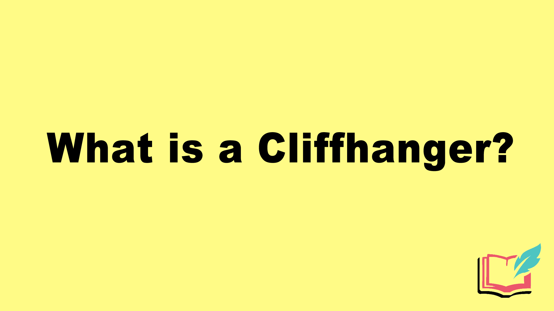 what is cliffhanger literary term